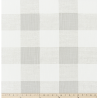 Printed in the USA home decor large plaid in a grey color
