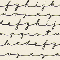 Chalk Script Macon Black