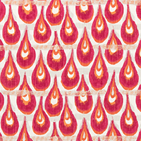 Chloe Flamingo Slub Canvas