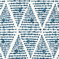 Foster Prussian Blue White Slub Linen