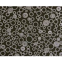 Circles Black/White 7oz Cotton