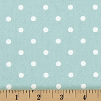 Mini Dot Canal/White Twill