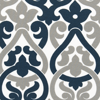 Outdoor Fabric - Alex Oxford/Gray