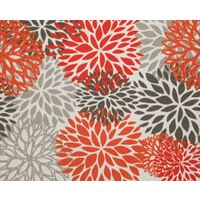 Outdoor Fabric - Blooms Salmon