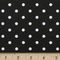 Outdoor Fabric - Mini Dot Black
