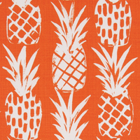 Outdoor Fabric - Pineapple Marmalade Luxe Polyester