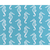 Outdoor Fabric - Sea Horse Ocean