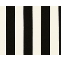 Outdoor Fabric - Vertical Black