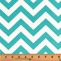 Outdoor Fabric - Zigzag Ocean