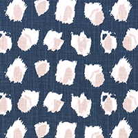 Plato Italian Denim/Blush Slub Canvas