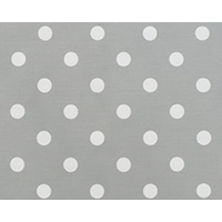 Polka Dot Storm/White Twill