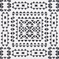 Santiago Black Flame Slub Linen