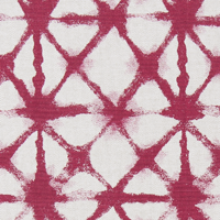 Shibori Net Raspberry Flax