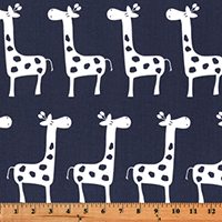 Stretch Blue/White 7oz Cotton