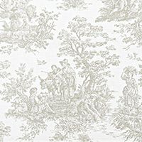 Jamestown Ecru Printed 7oz Cotton