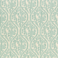 Kimono Tendril Blue Slub Linen Natural