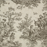 Colonial Black/Linen