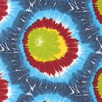 Mod Tie-Dyed Rainbow