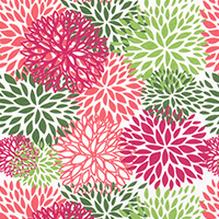 Outdoor Fabric - Blooms Jazz Pink