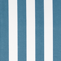 Outdoor Fabric - Stripe Island Blue Polyester