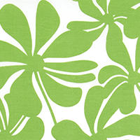 Outdoor Fabric - Twirly Courtyard Green