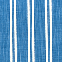 Parker Courtyard Blue Slub Linen White
