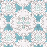 Promenade Fountain Slub Canvas