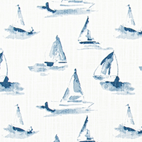Sea View Mist Slub Canvas