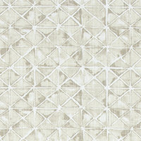 Angela Harris - Shibori Triangle Coco Milk Luxe Canvas