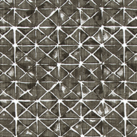Angela Harris - Shibori Triangle Jet Luxe Canvas