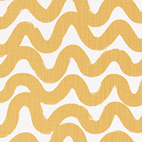 Wavy Brazilian Yellow Slub Linen