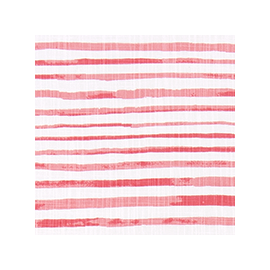 Horizon Sunset Coral Slub Canvas